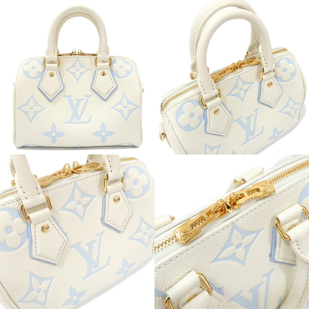 Louis Vuitton Speedy Bandouliere 20 Handbag Empreinte Bicolor - Picture 6 of 8